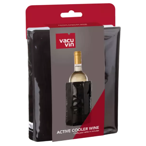 ENFRIADOR BOTELLAS NEGRO VACU VIN