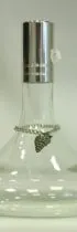 DECANTER PLANO CUELLO PLATA