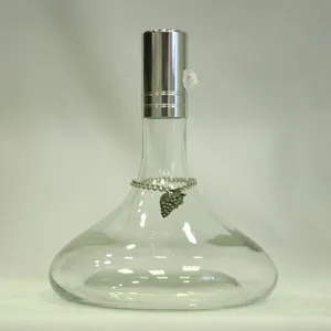 DECANTER PLANO CUELLO PLATA
