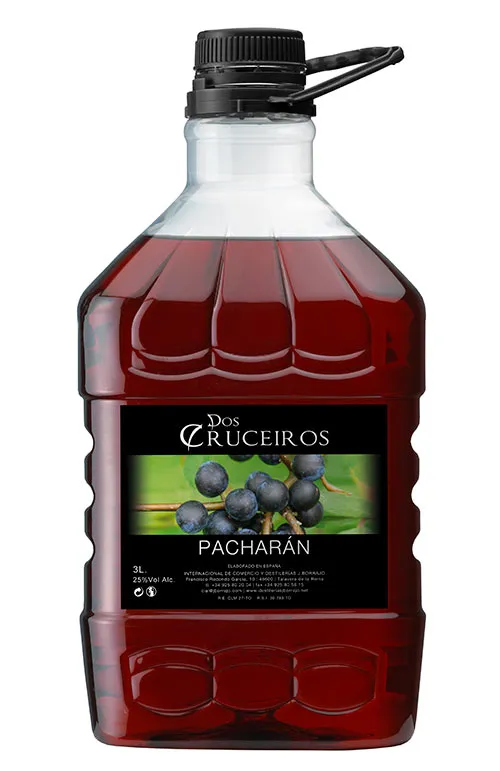 LICOR DE PACHARAN DOS CRUCEIROS 3L. 25º