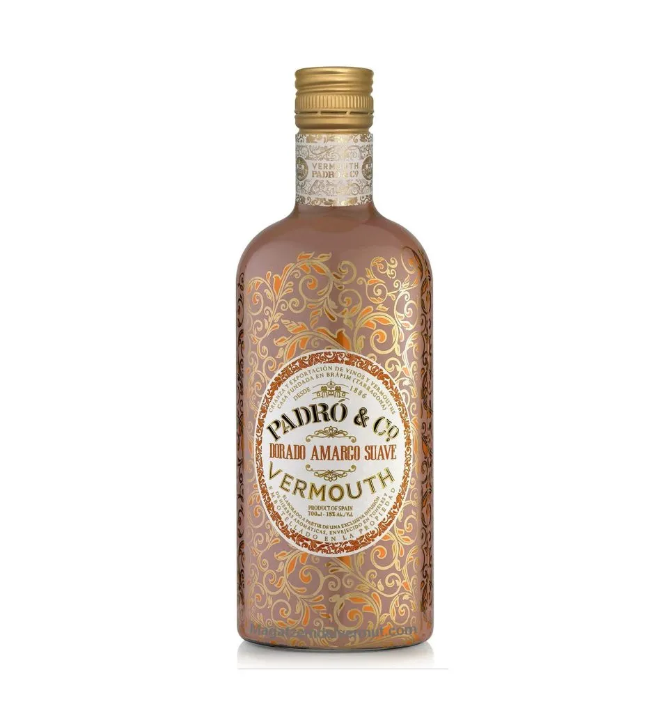 VERMOUTH PADRO DORADO AMARGO SUAVE 18º